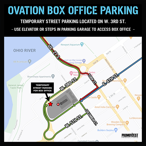 Directions Parking Promowest Pavilion At Ovation Promowest Productions